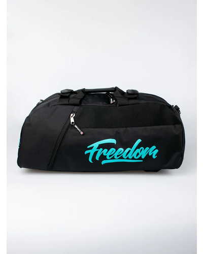 Сумка рюкзак Freedom большой черный/мятный арт 54